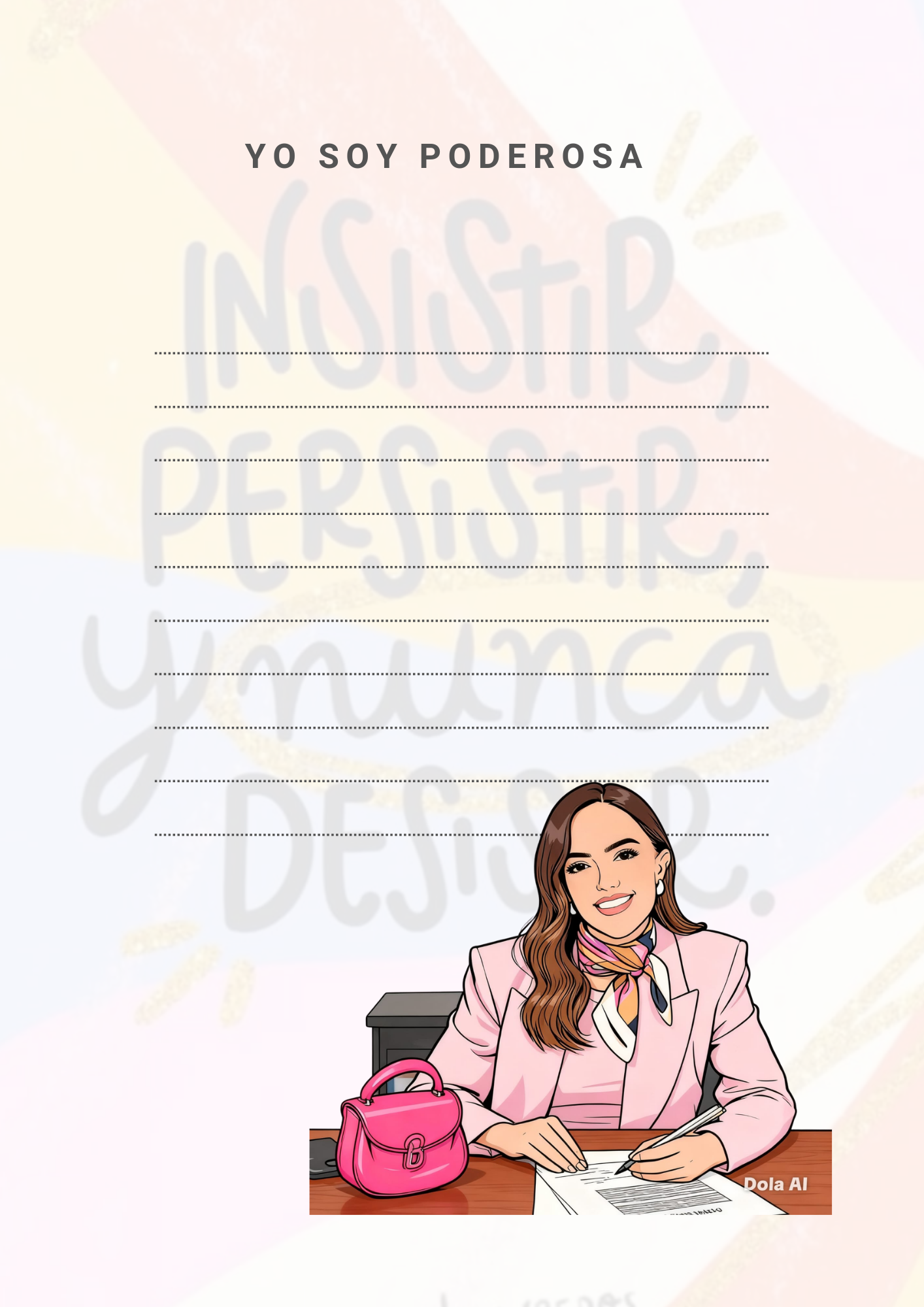 Planner personalizado Día De la Mujer 2026