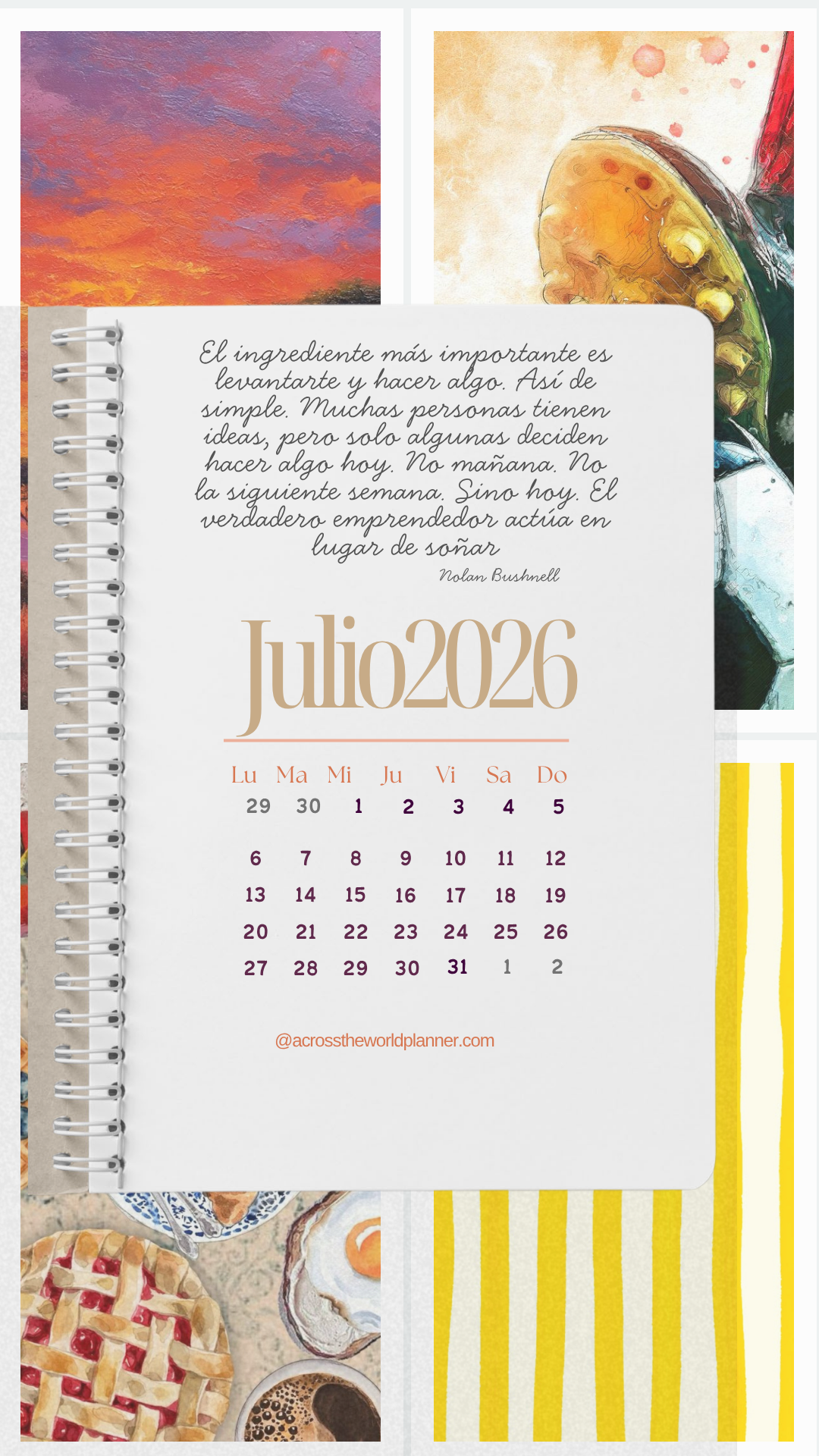 🌸 Inspiración del Mes | Julio 2026