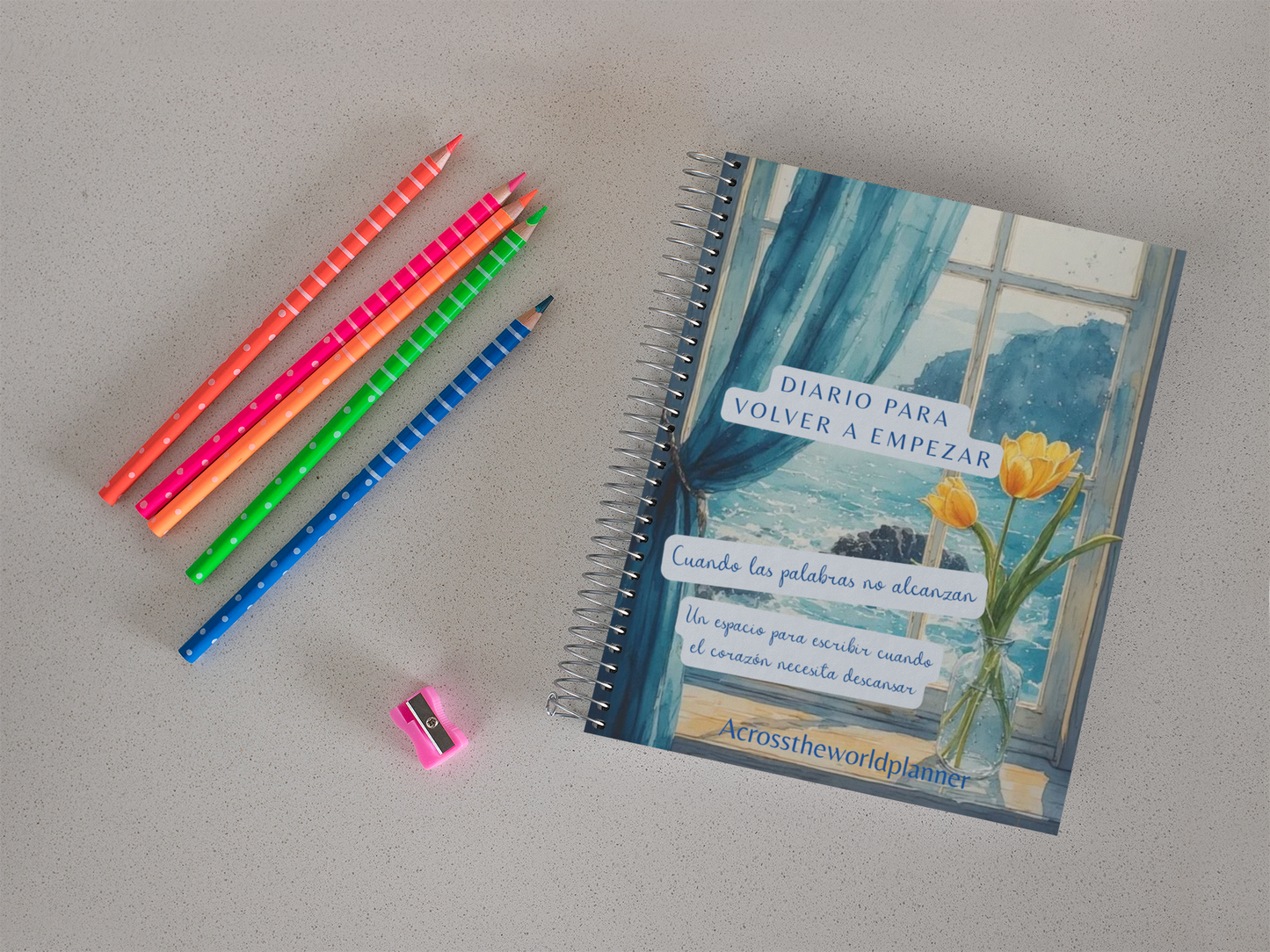 💙 Diario Volver a Empezar: Un espacio para escribir, respirar y dar un paso a la vez.
