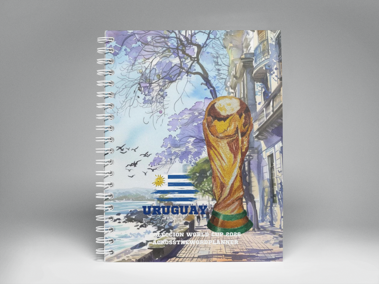 🌍⚽ Cuaderno Ilustrado Colección Mundial 2026 - Uruguay