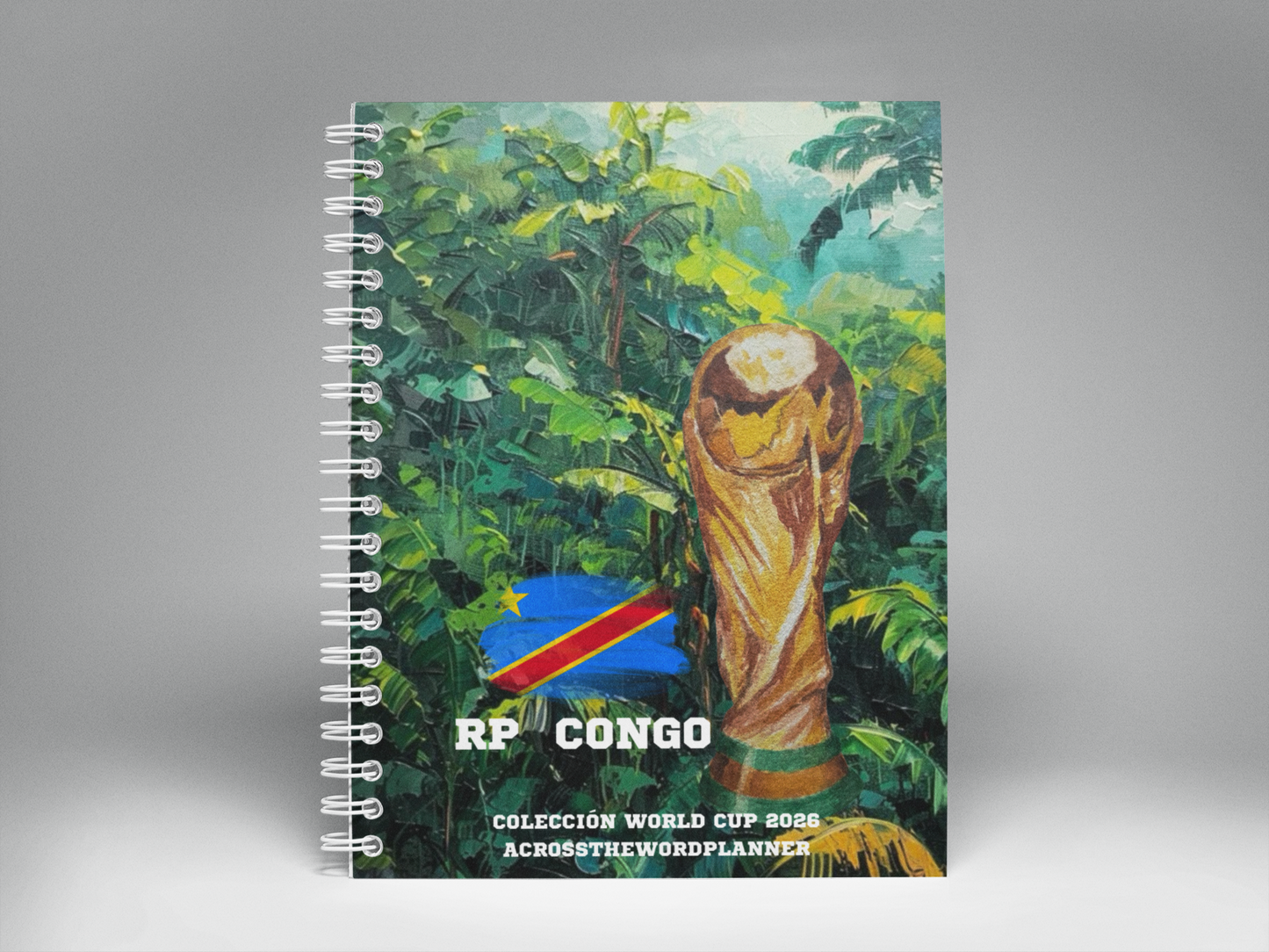 🌍⚽ Cuaderno Ilustrado Colección Mundial 2026 - RD Congo