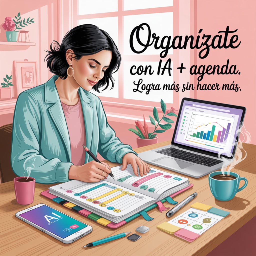 ✨10 Herramientas de IA Gratuitas para Optimizar tu Tiempo y Lograr Más + Cómo Usarlas Junto a Tu Agenda Personalizada para Crear un Sistema de Organización Poderoso