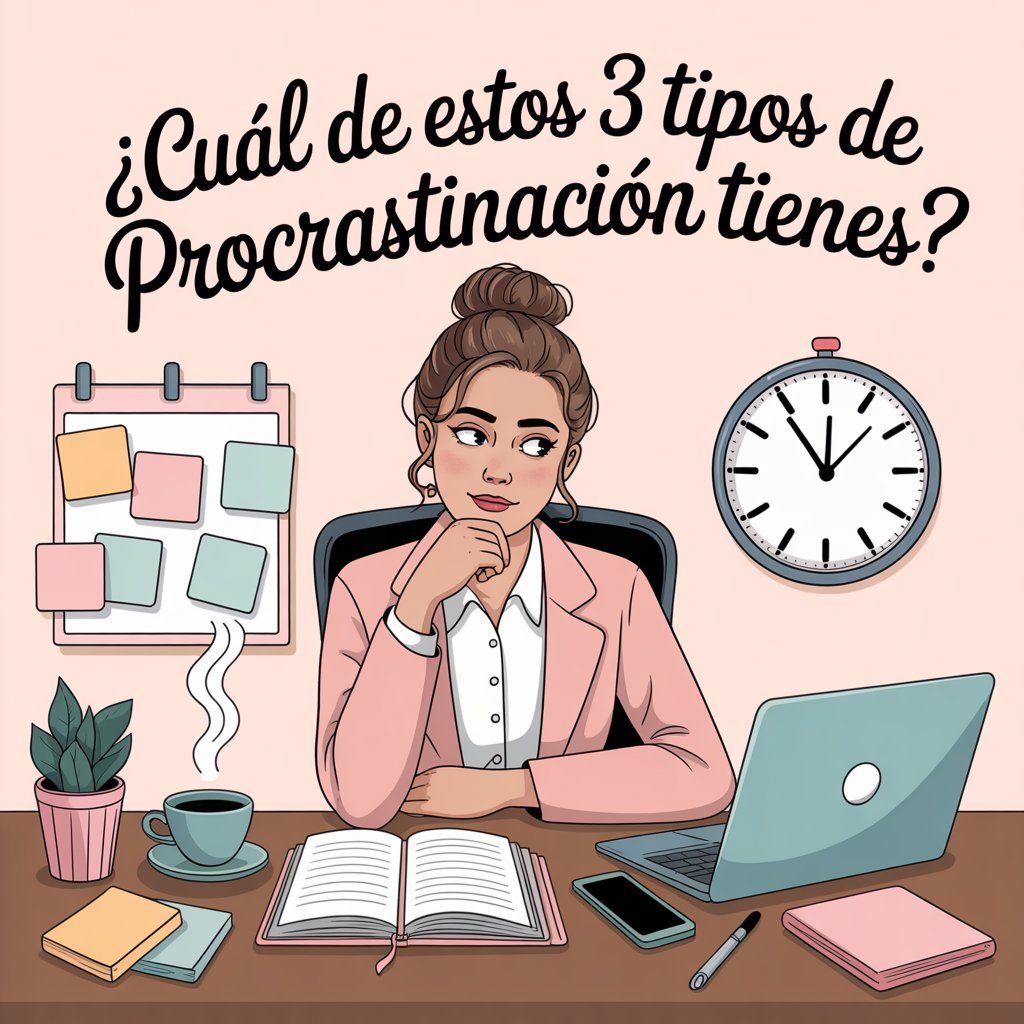 ✨ ¿Cuál de estos 3 tipos de procrastinación tienes? (Y cómo empezar a romper el ciclo)