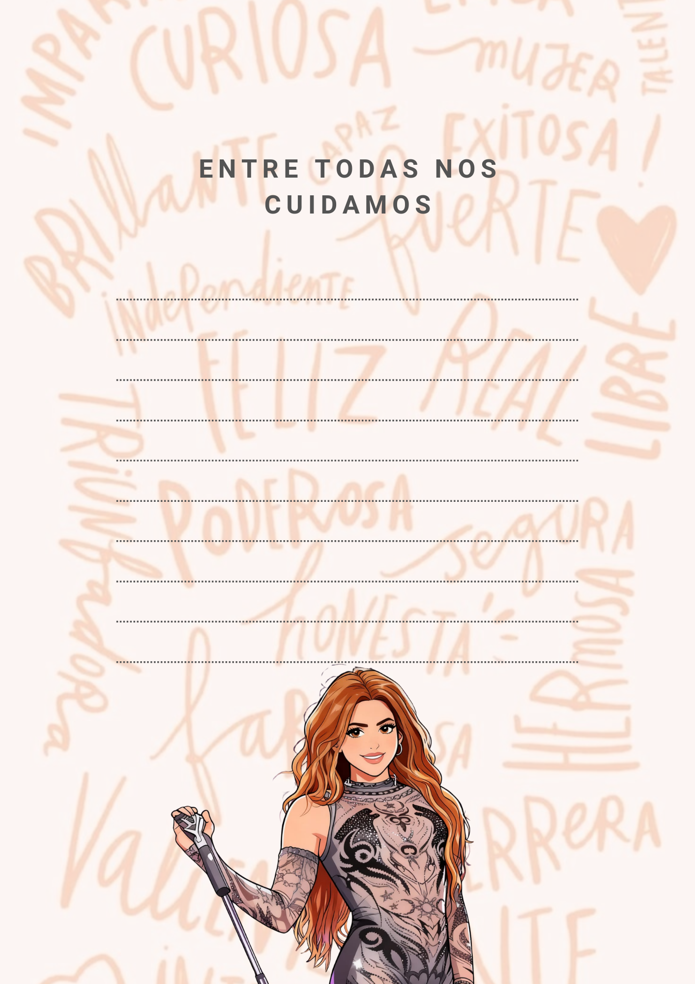 Planner personalizado Día De la Mujer 2026
