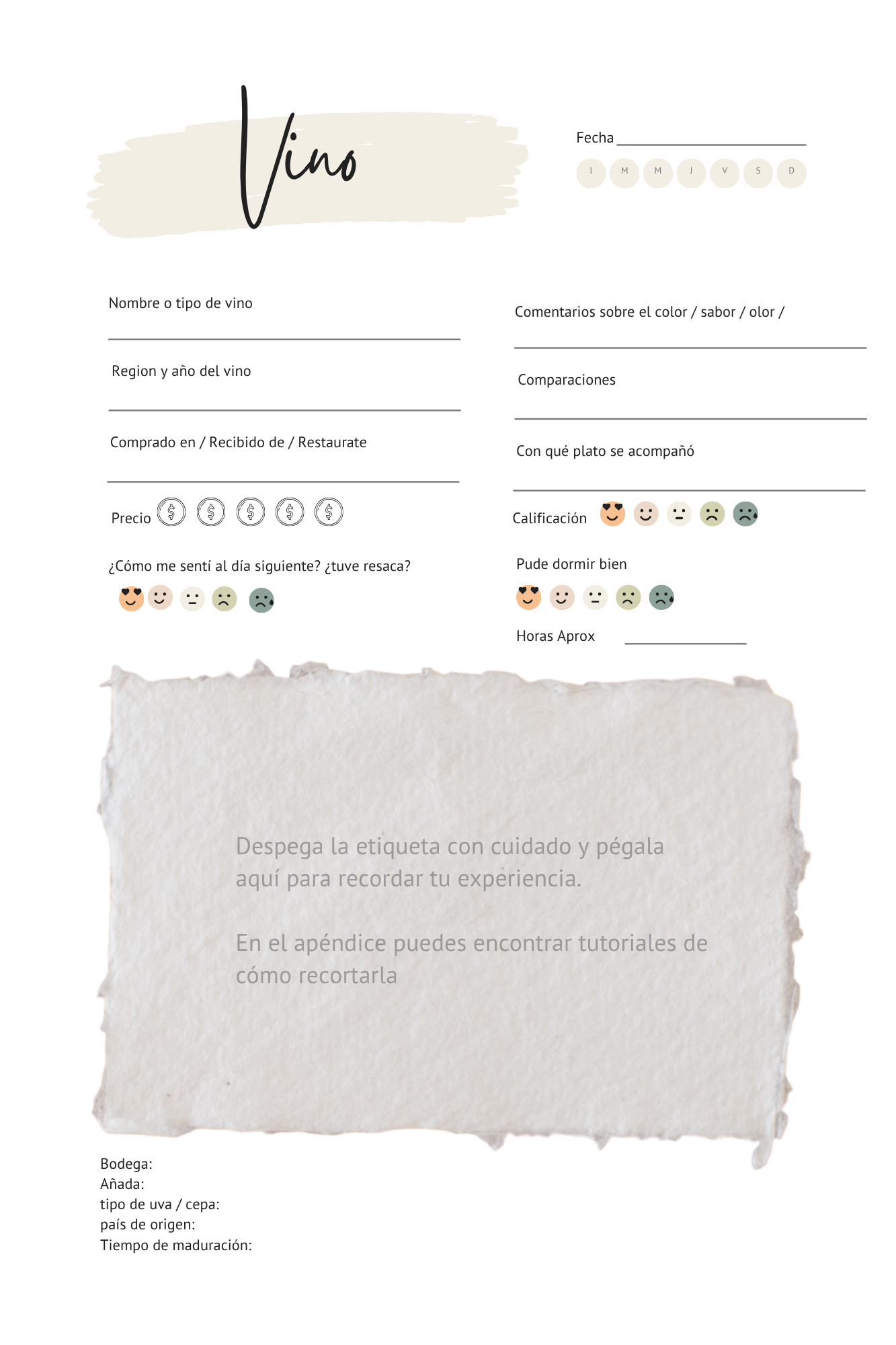 Planner de comida, Restaurantes, Foodies, Cata de Vino.