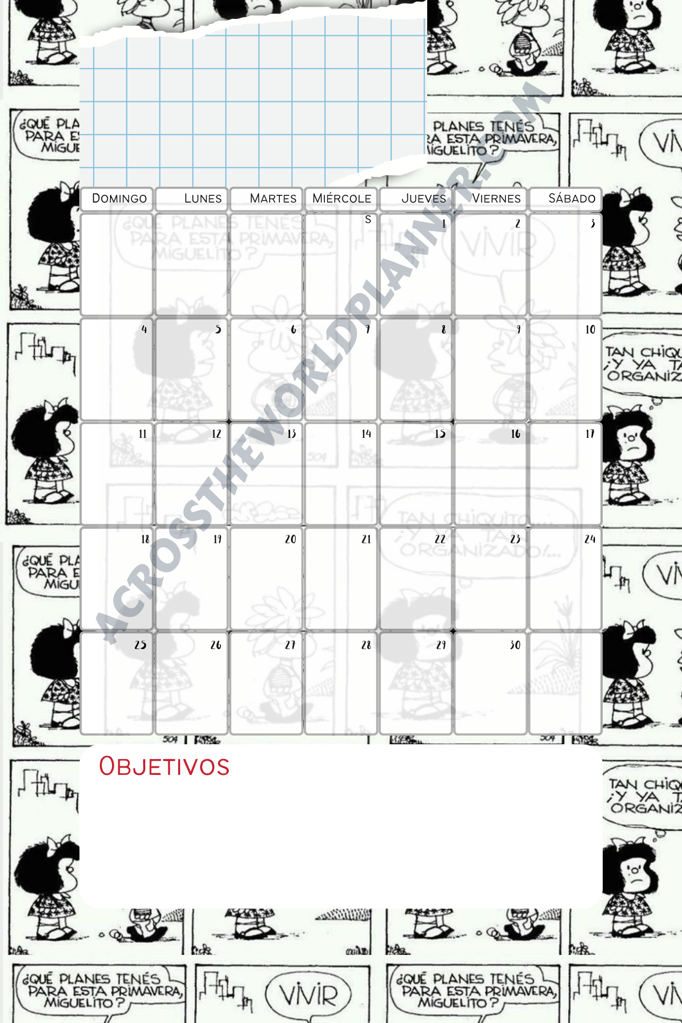 Planner Mafalda