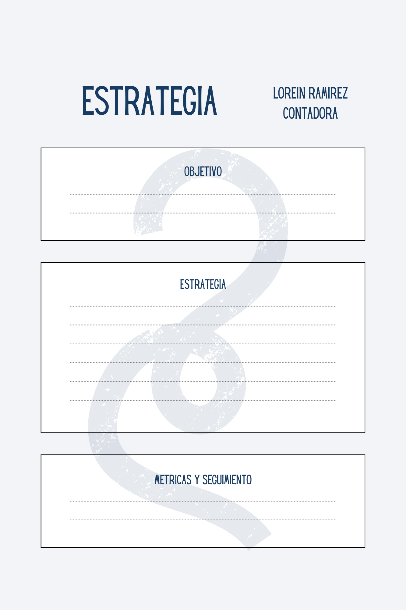 Planner Corporativo - Cintas Azules Contadora y Gerente
