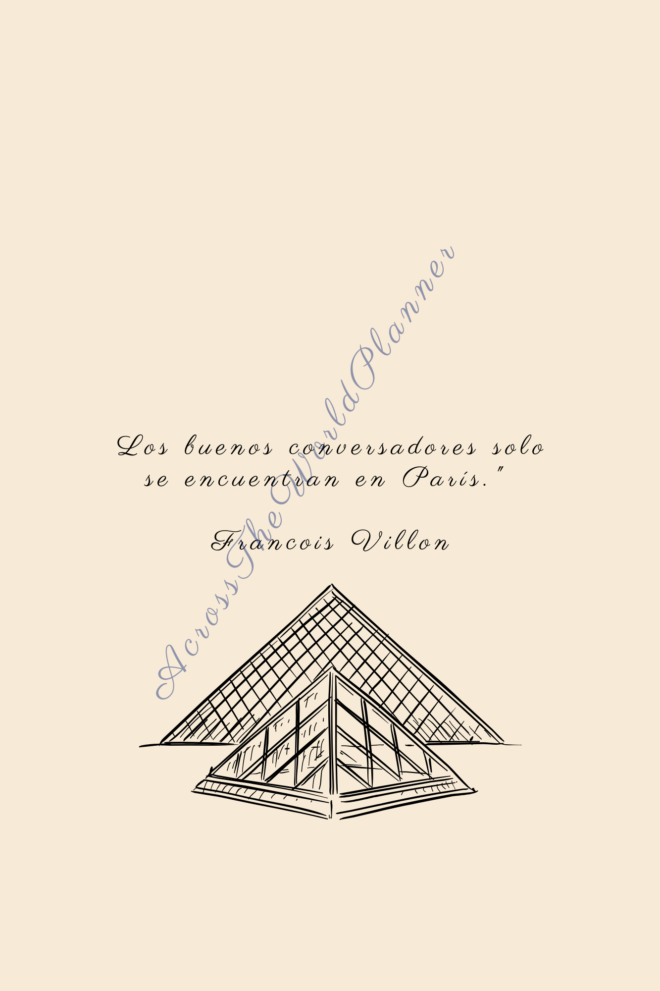 Planner personalizado Viajes o Países - Paris