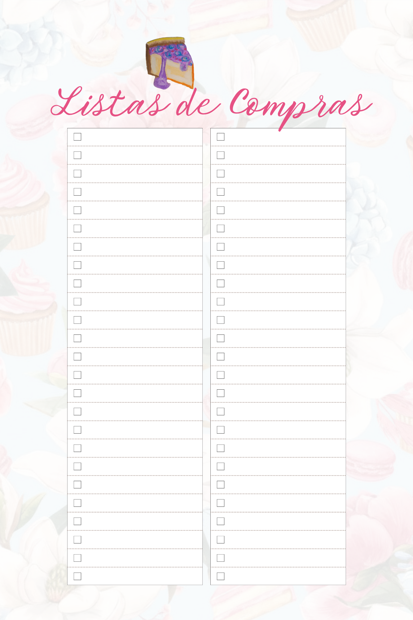 🍰 Planner Creativo para Emprendedoras Reposteras