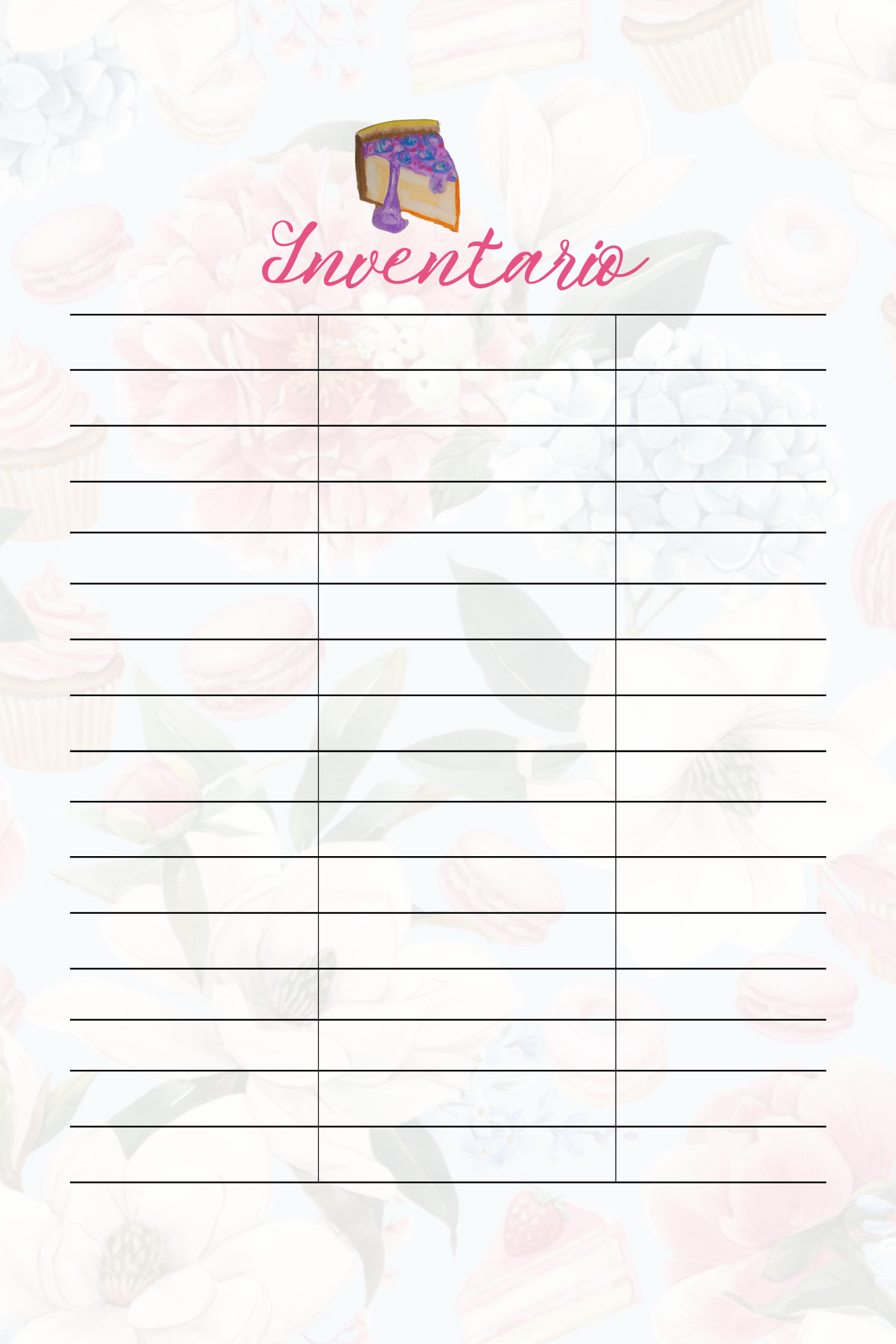 🍰 Planner Creativo para Emprendedoras Reposteras