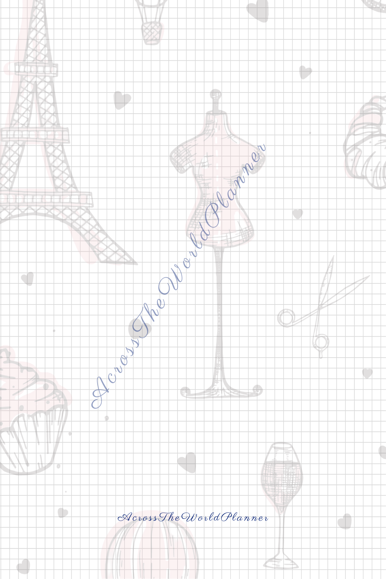 Planner personalizado Viajes o Países - Paris