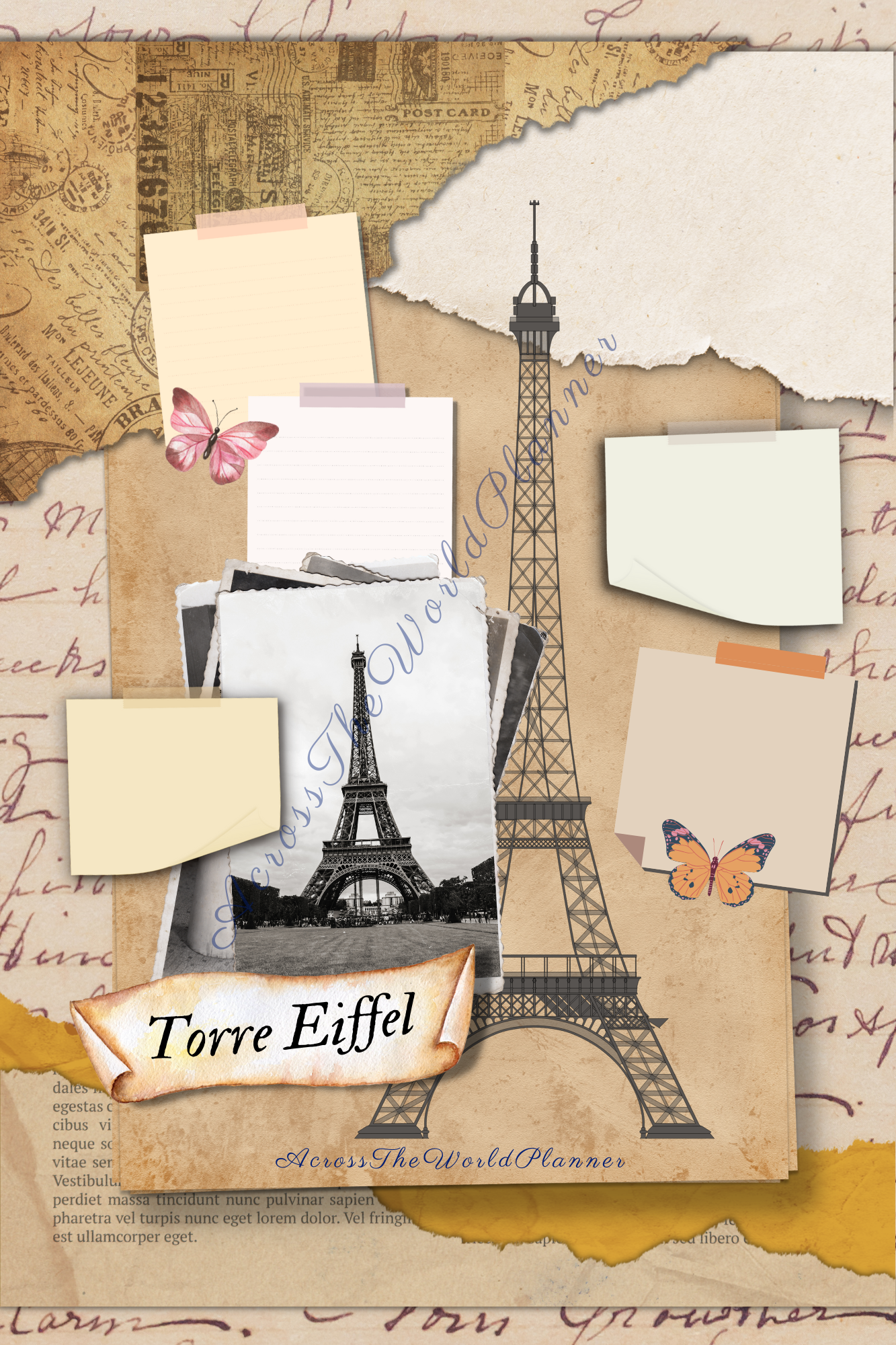 Planner personalizado Viajes o Países - Paris