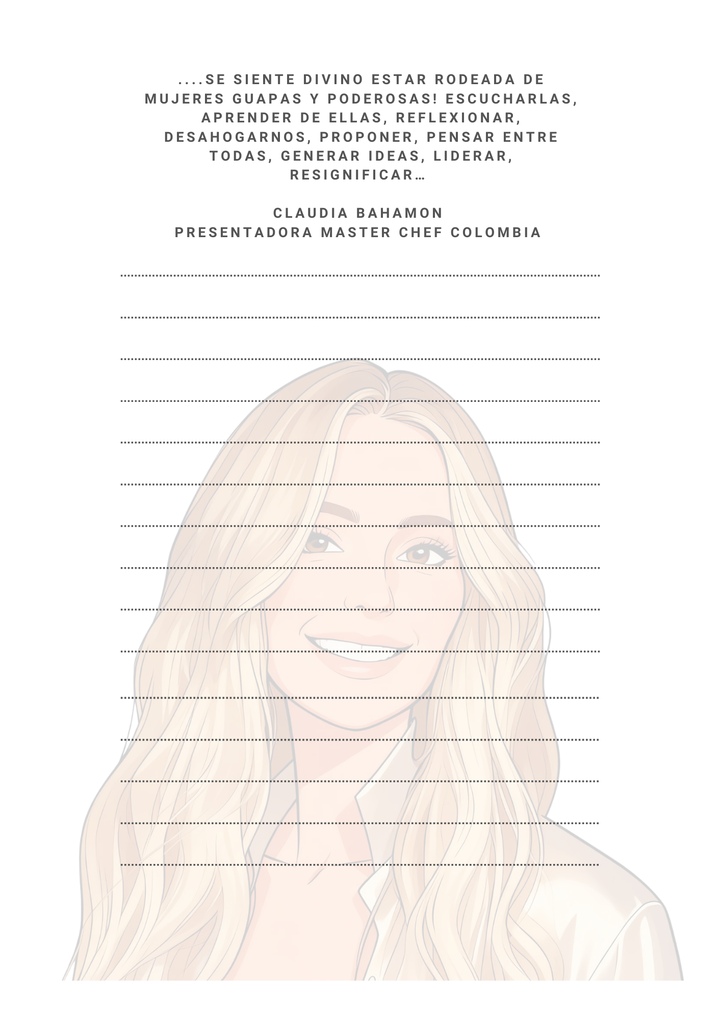 Planner personalizado Día De la Mujer 2026