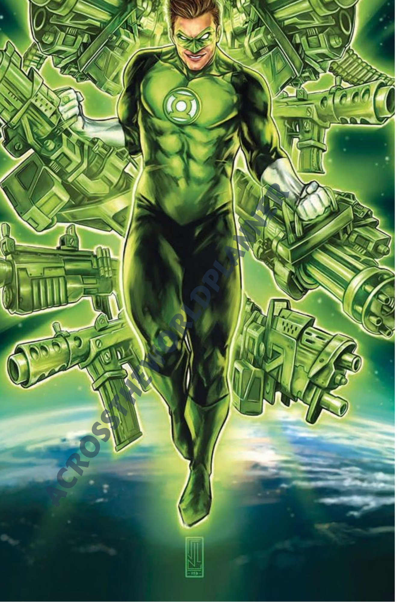 Planner personalizado Super Hérores: Linterna verde