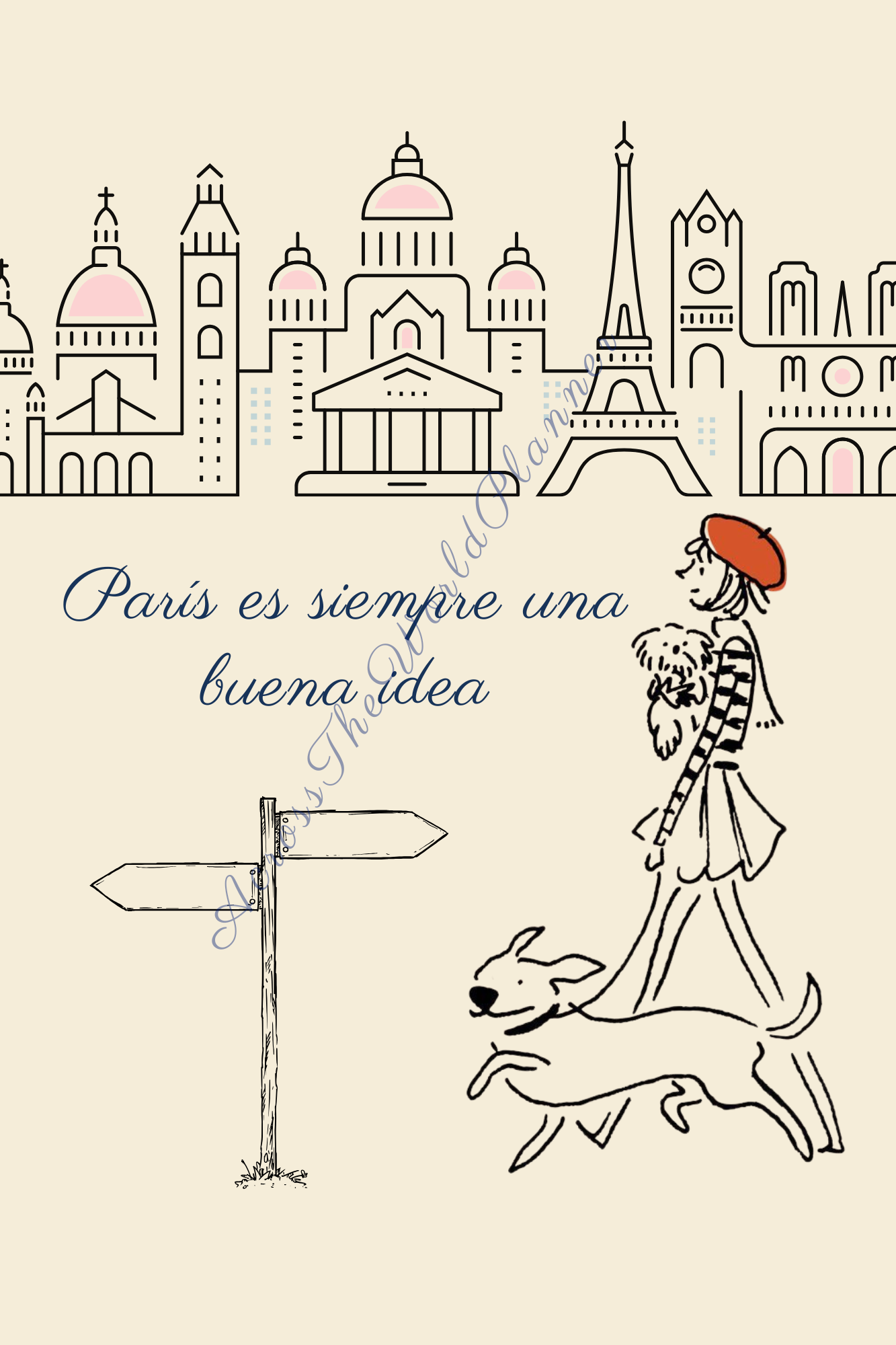 Planner personalizado Viajes o Países - Paris