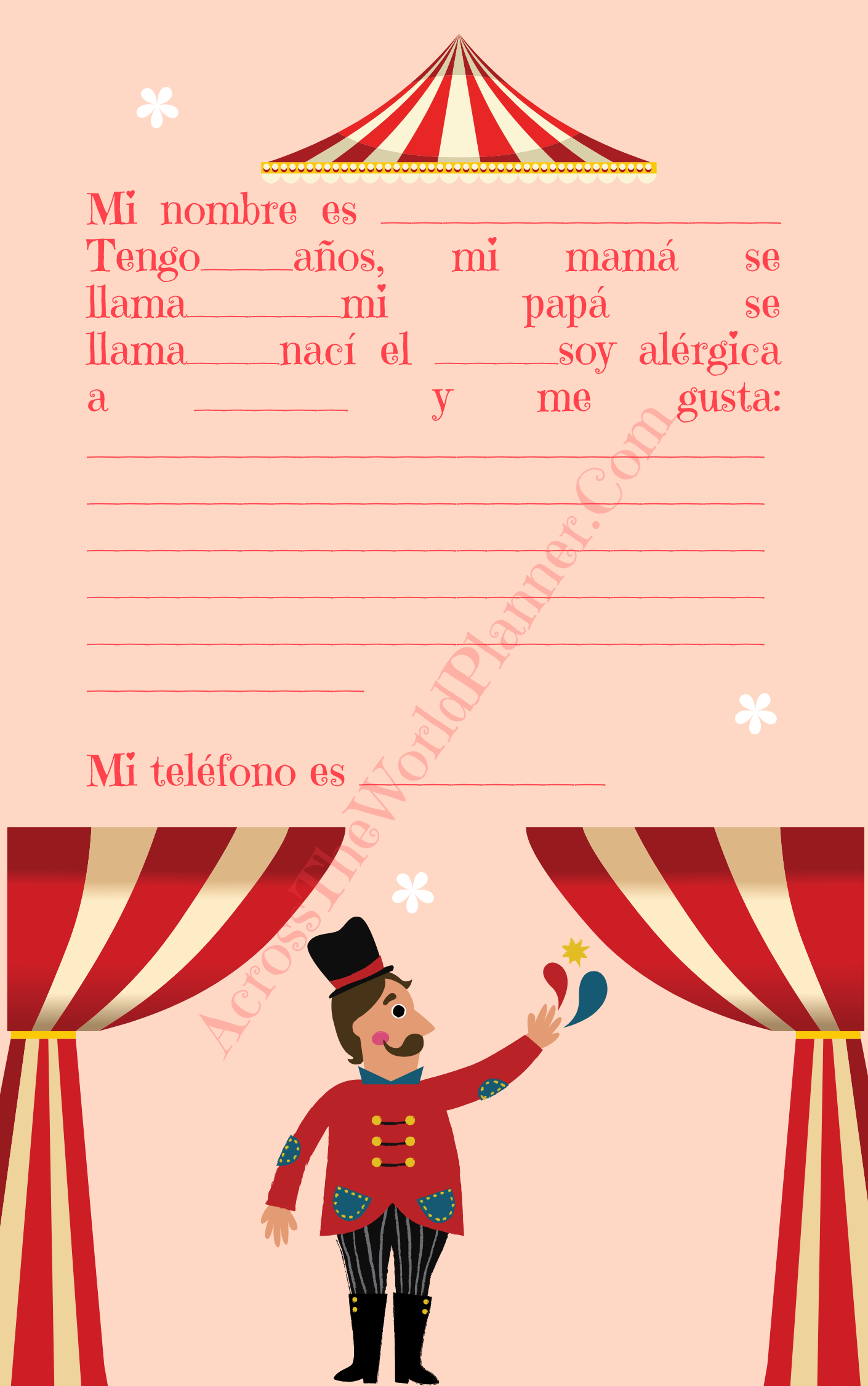 Mi primer Planner - Agenda personalizado para niñas