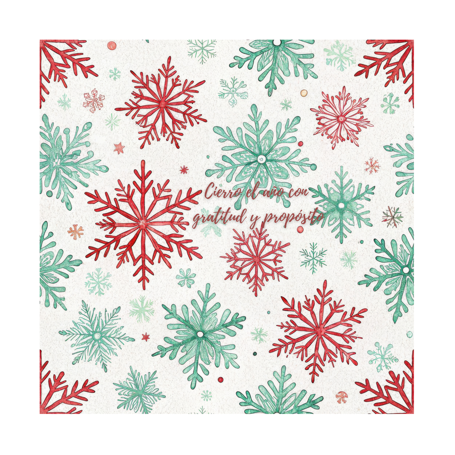 Juego de servilletas de tela Mensajes de Navidad 2025