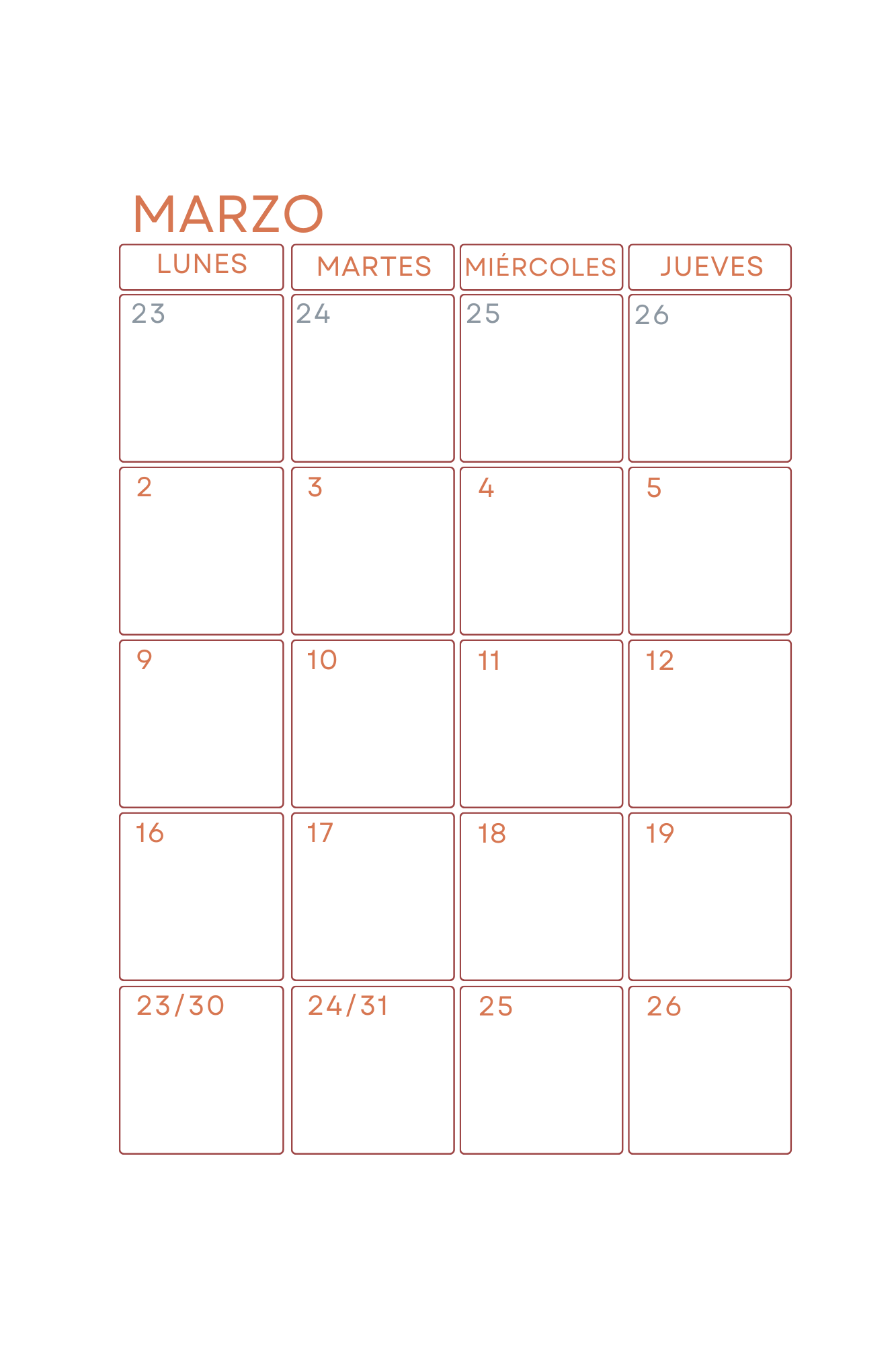 Planner personalizado Virgenes