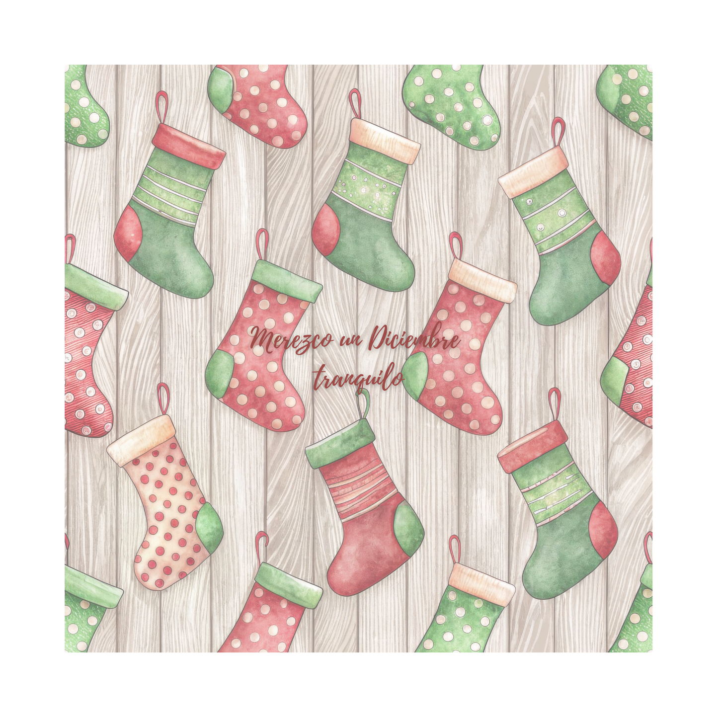 Juego de servilletas de tela Mensajes de Navidad 2025