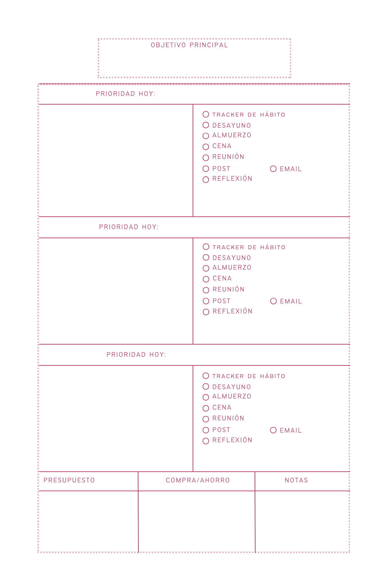 Regalo Agenda 2025 Descargable