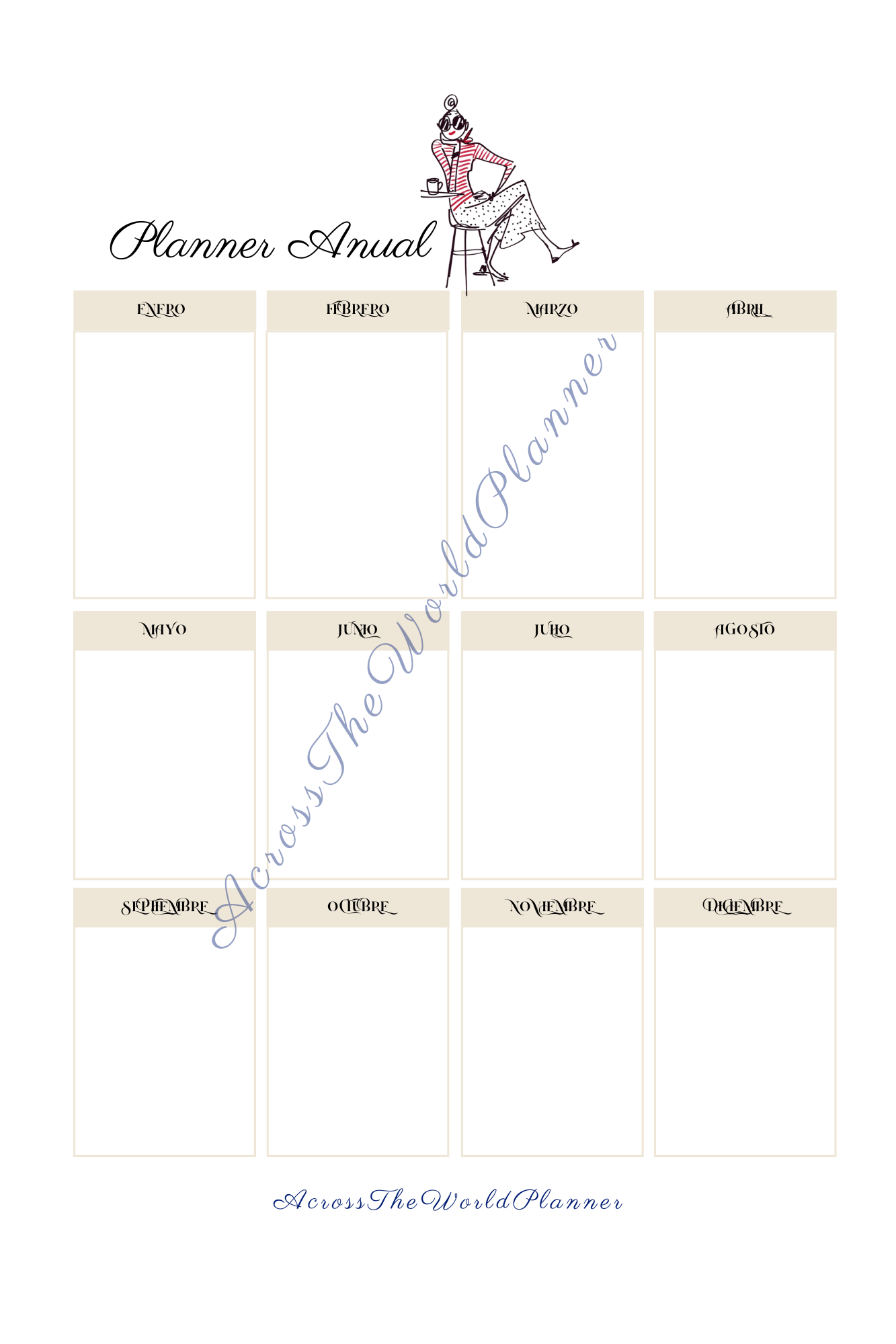 Planner personalizado Viajes o Países - Paris