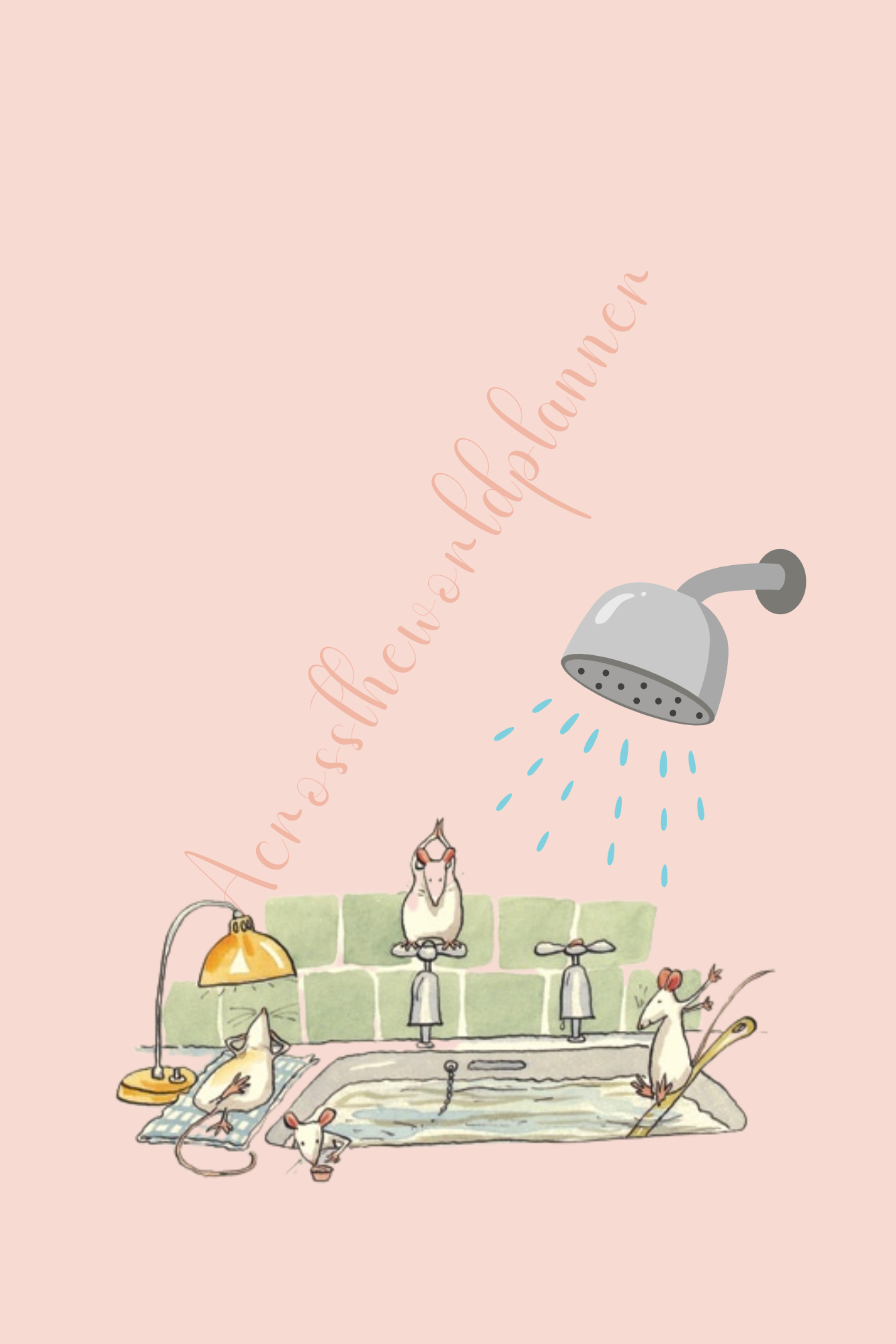 Planner de Animales (Ratones) - Agenda personalizada