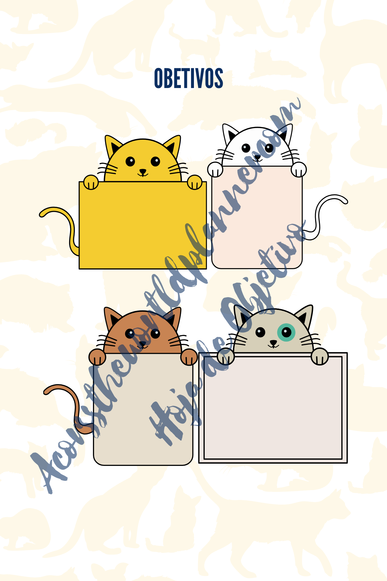 Planner de Animales (Gatos) - Agenda peronalizada para los amantes de los gatos