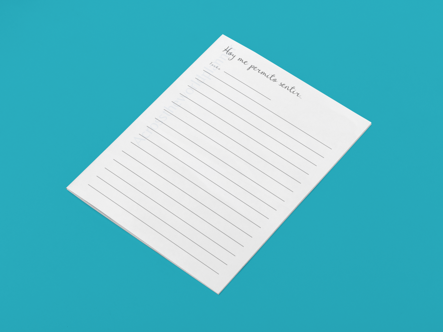 💙 Diario Volver a Empezar: Un espacio para escribir, respirar y dar un paso a la vez.