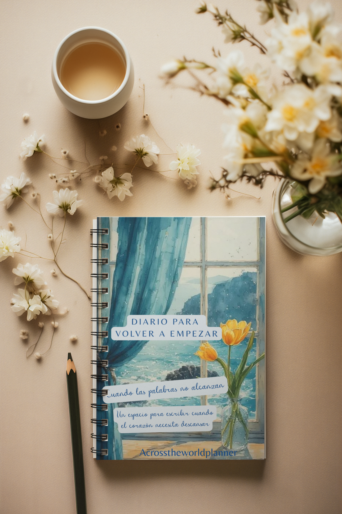 💙 Diario Volver a Empezar: Un espacio para escribir, respirar y dar un paso a la vez.