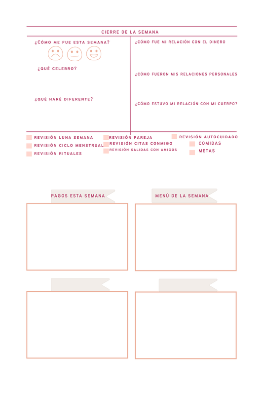 Weekly Planning Sheet – Printable