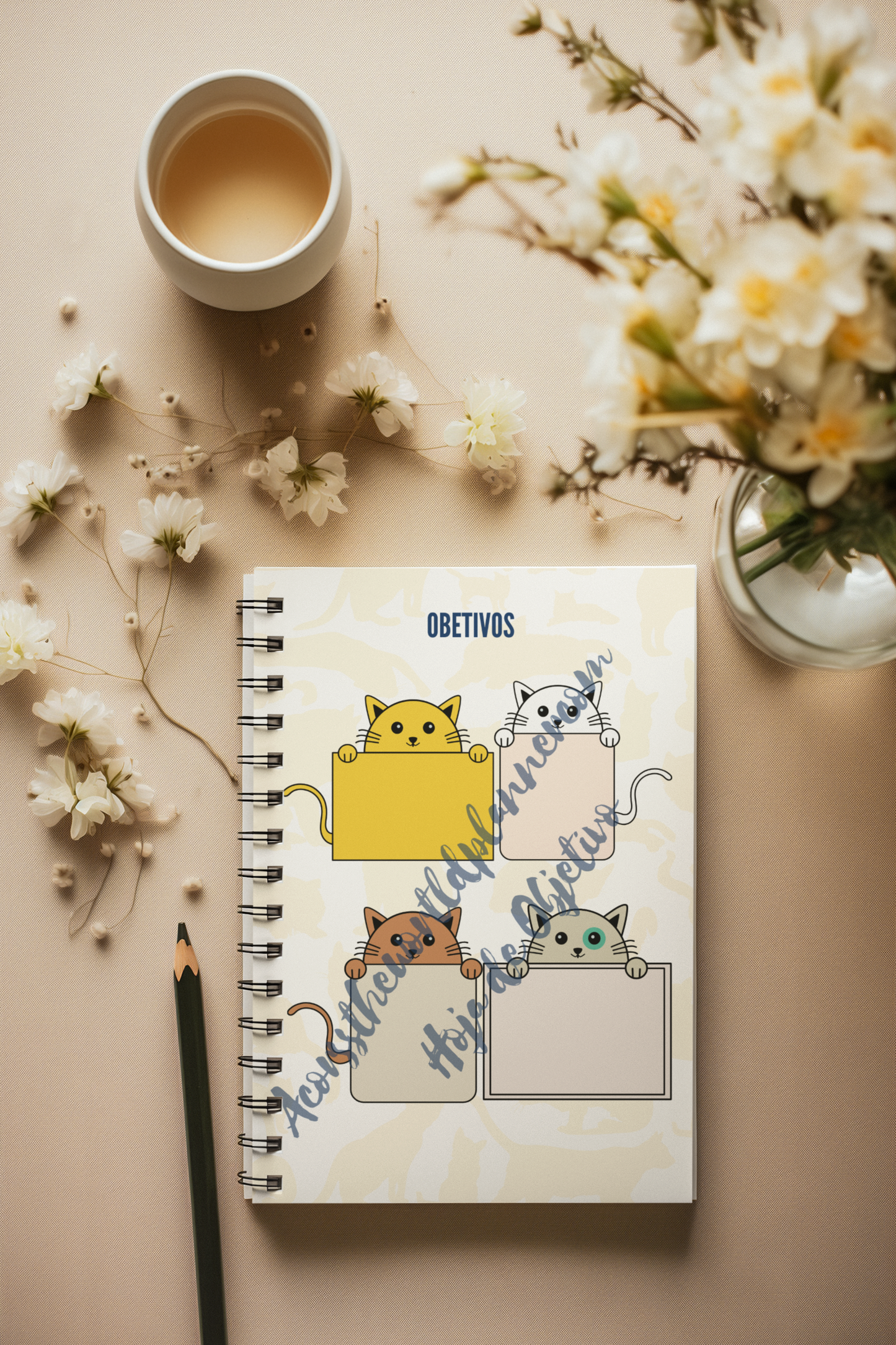 Planner de Animales (Gatos) - Agenda peronalizada para los amantes de los gatos