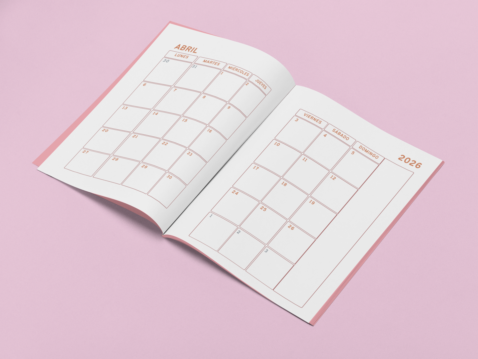 Agenda Anual 2026 Personalizada