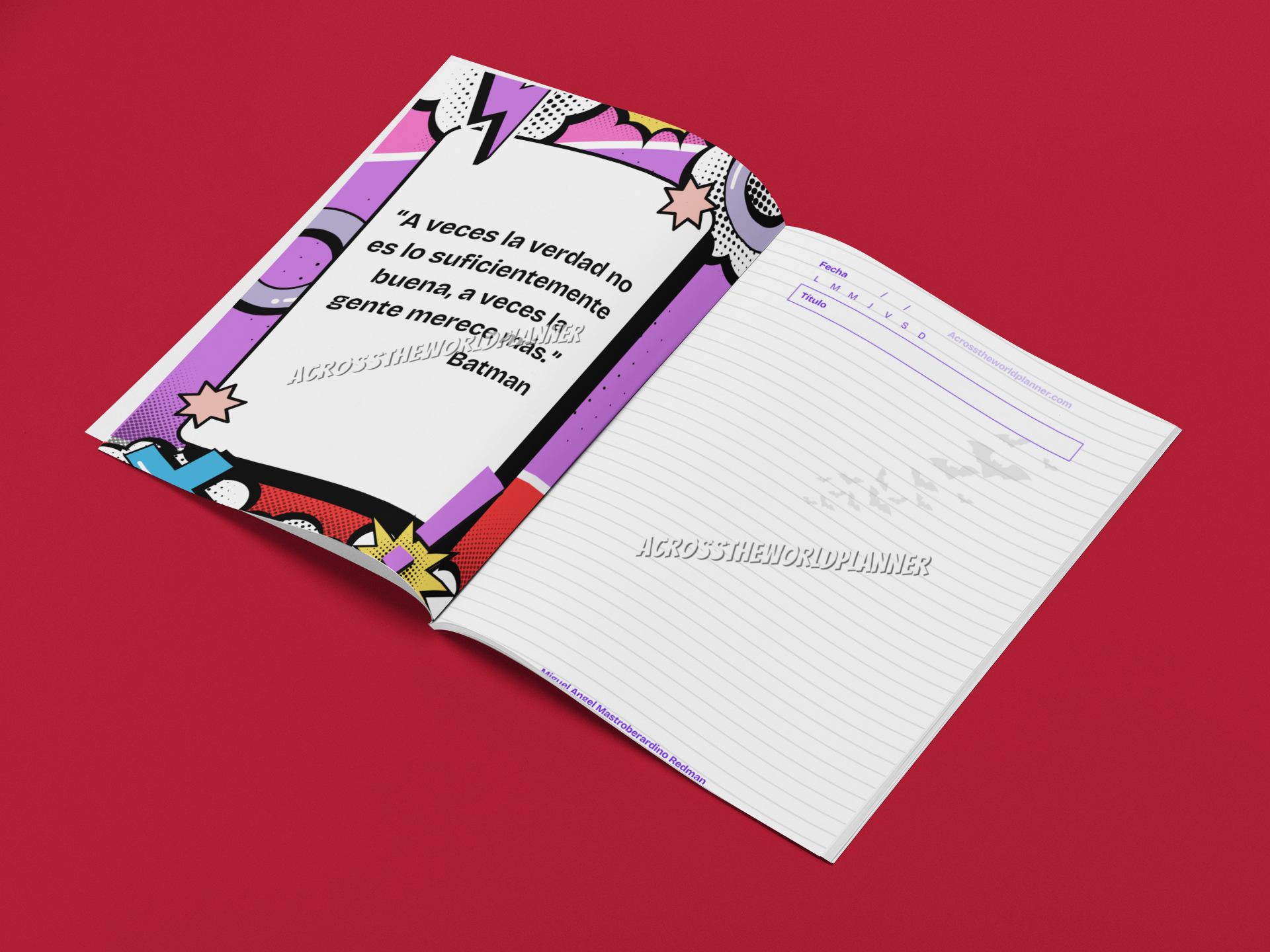 Cuaderno Personalizado: Batman