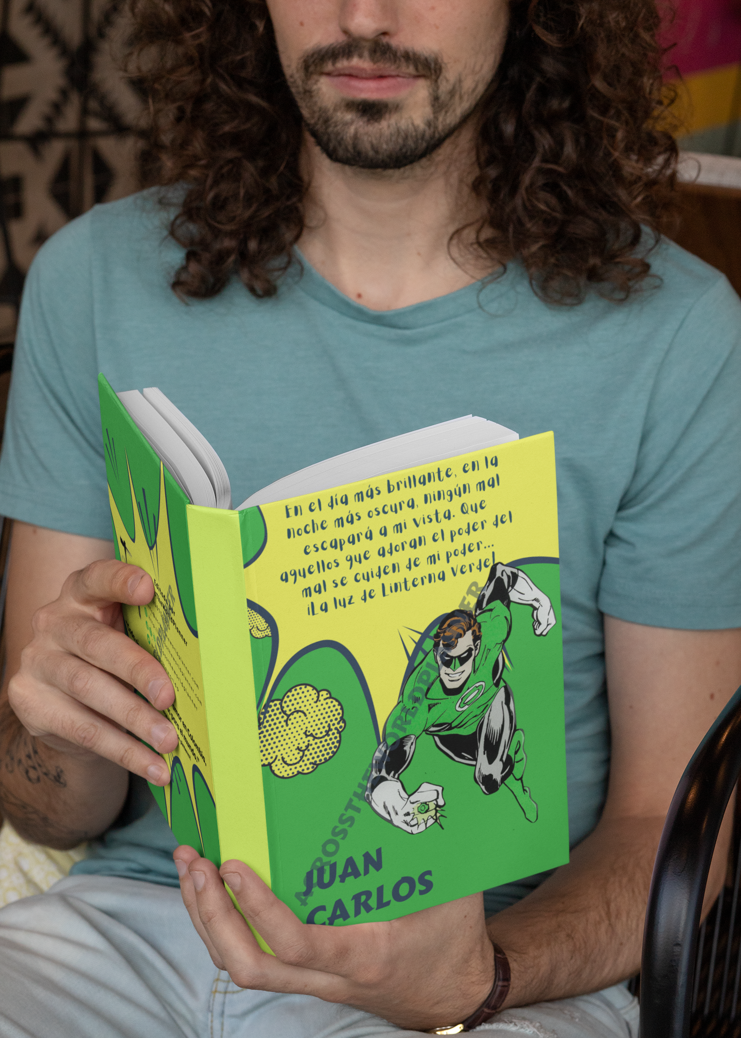 Planner personalizado Super Hérores: Linterna verde