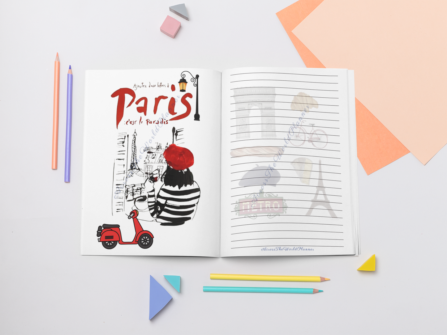 Planner personalizado Viajes o Países - Paris