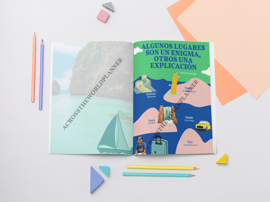 Planner de Viajera - Skecthbook Bitácora