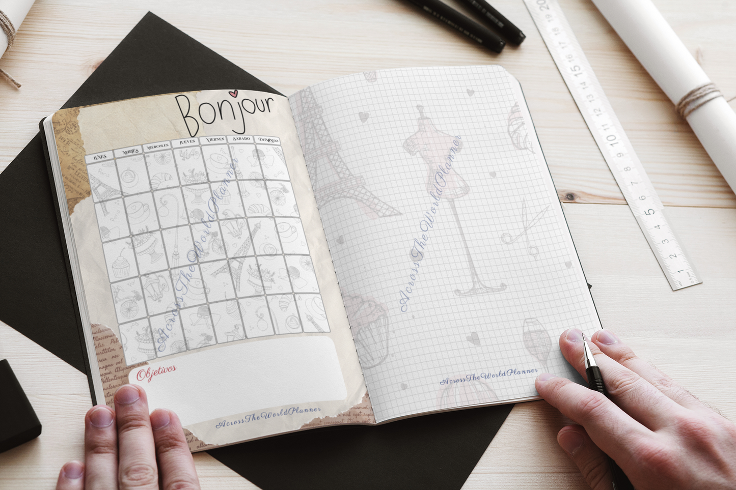 Planner personalizado Viajes o Países - Paris