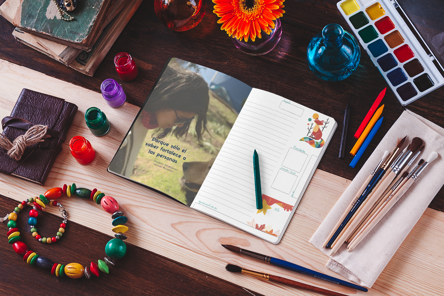 Planner Animales (Zorro) - Agenda personalizada para los amantes de los zorros