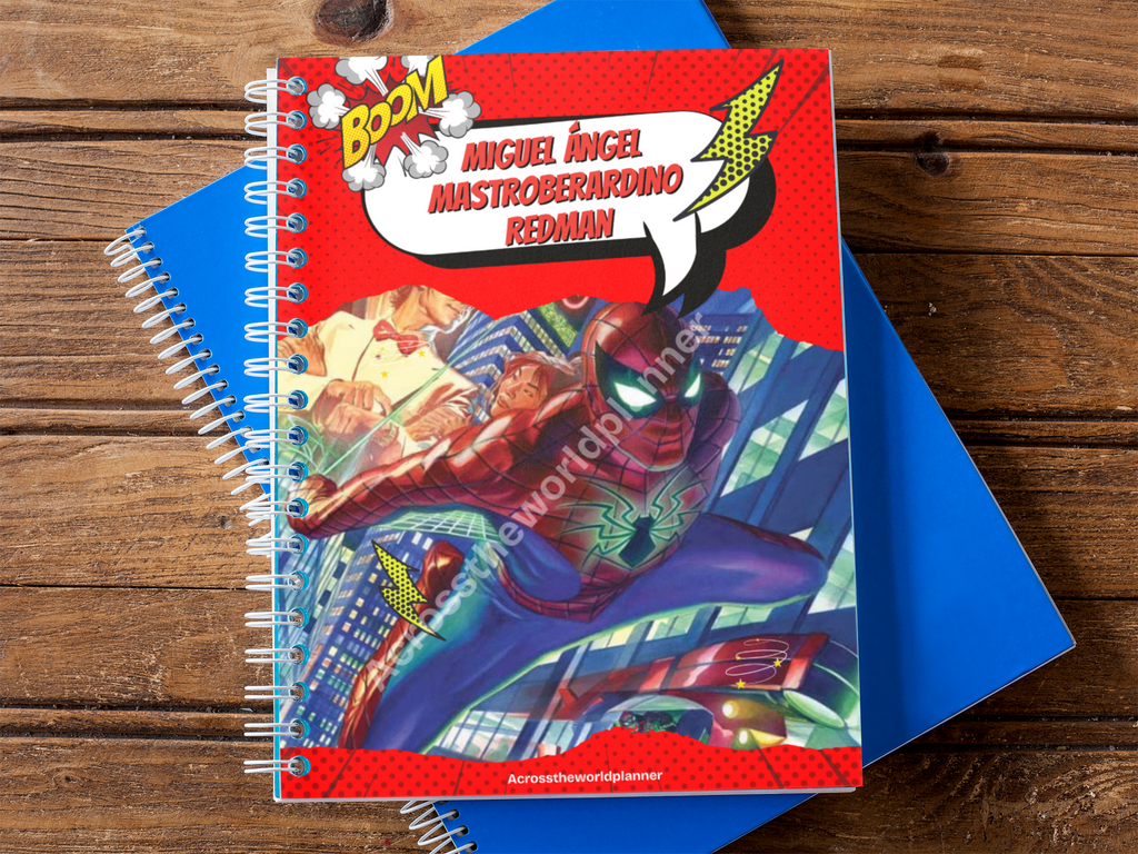 Cuaderno Personalizado: Spider Man