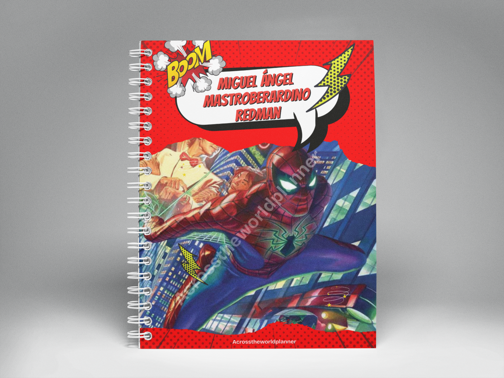 Cuaderno Personalizado: Spider Man