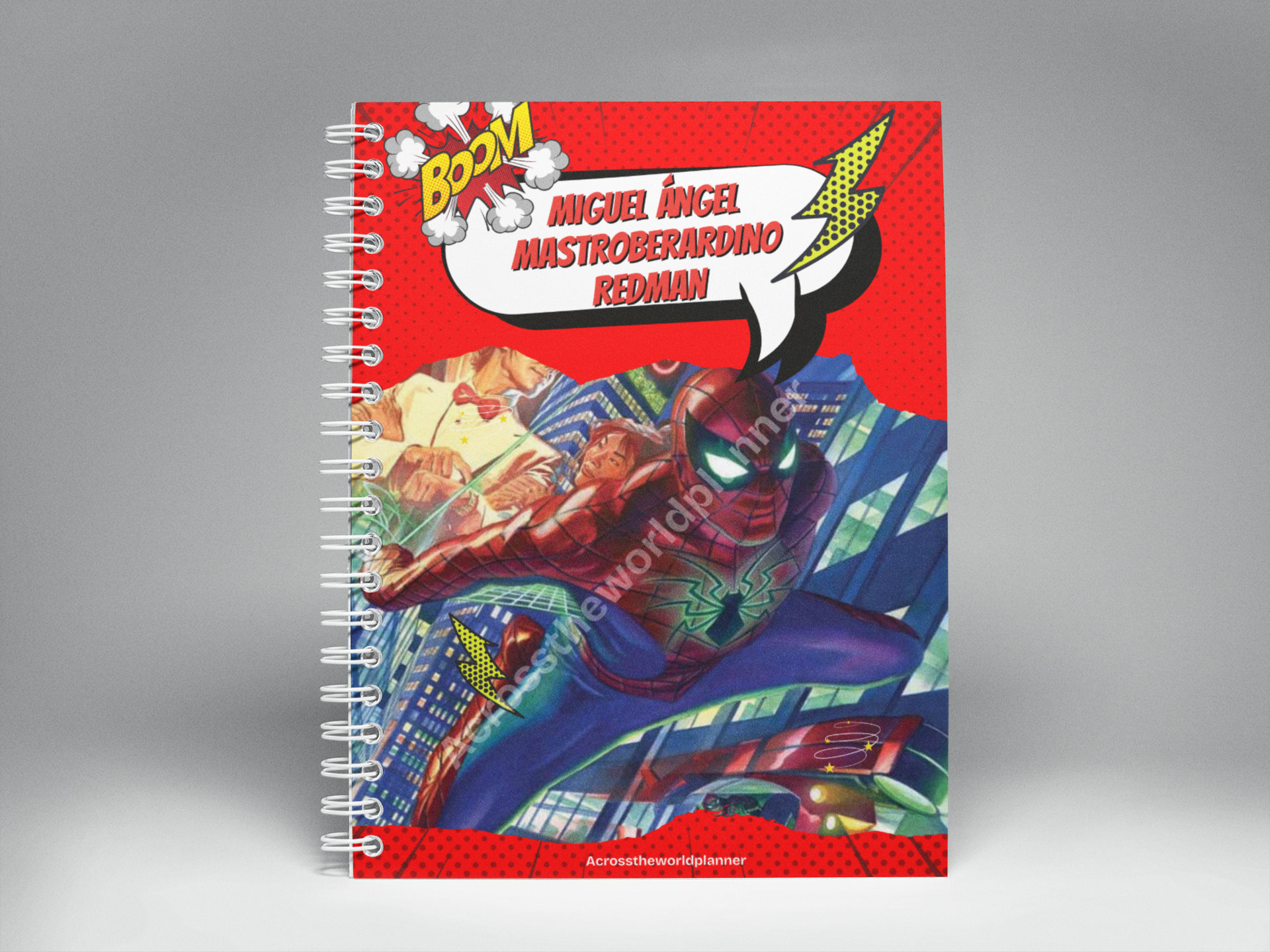 Cuaderno Personalizado: Spider Man