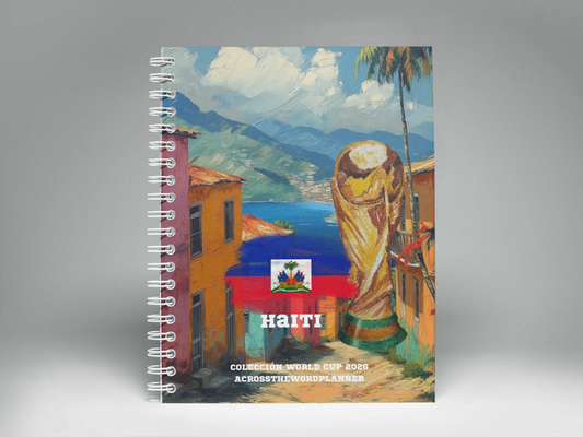 🌍⚽ Cuaderno Ilustrado Colección Mundial 2026 - Haiti