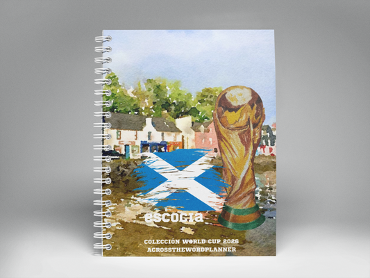 🌍⚽ Cuaderno Ilustrado Colección Mundial 2026 - Escocia