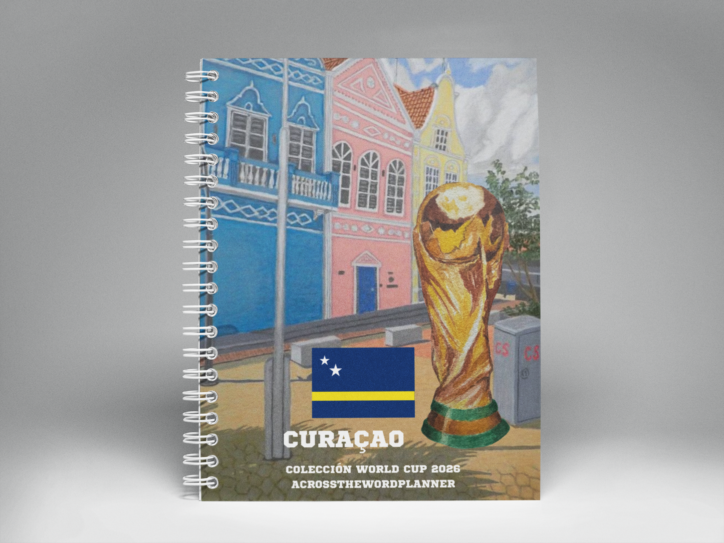 🌍⚽ Cuaderno Ilustrado Colección Mundial 2026 - Curacao
