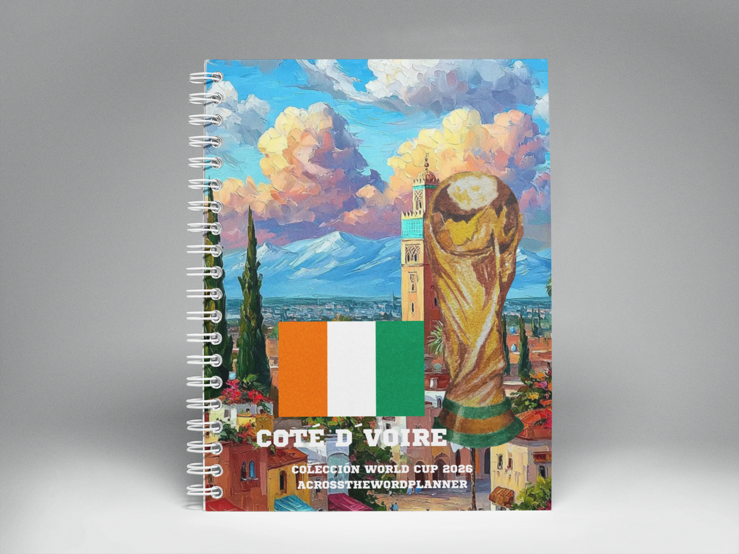 🌍⚽ Cuaderno Ilustrado Colección Mundial 2026 - Cote D´Ivoire