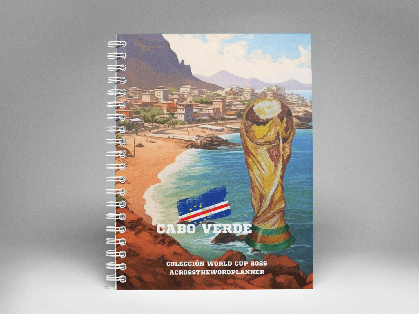 🌍⚽ Cuaderno Ilustrado Colección Mundial 2026 - Cabo Verde