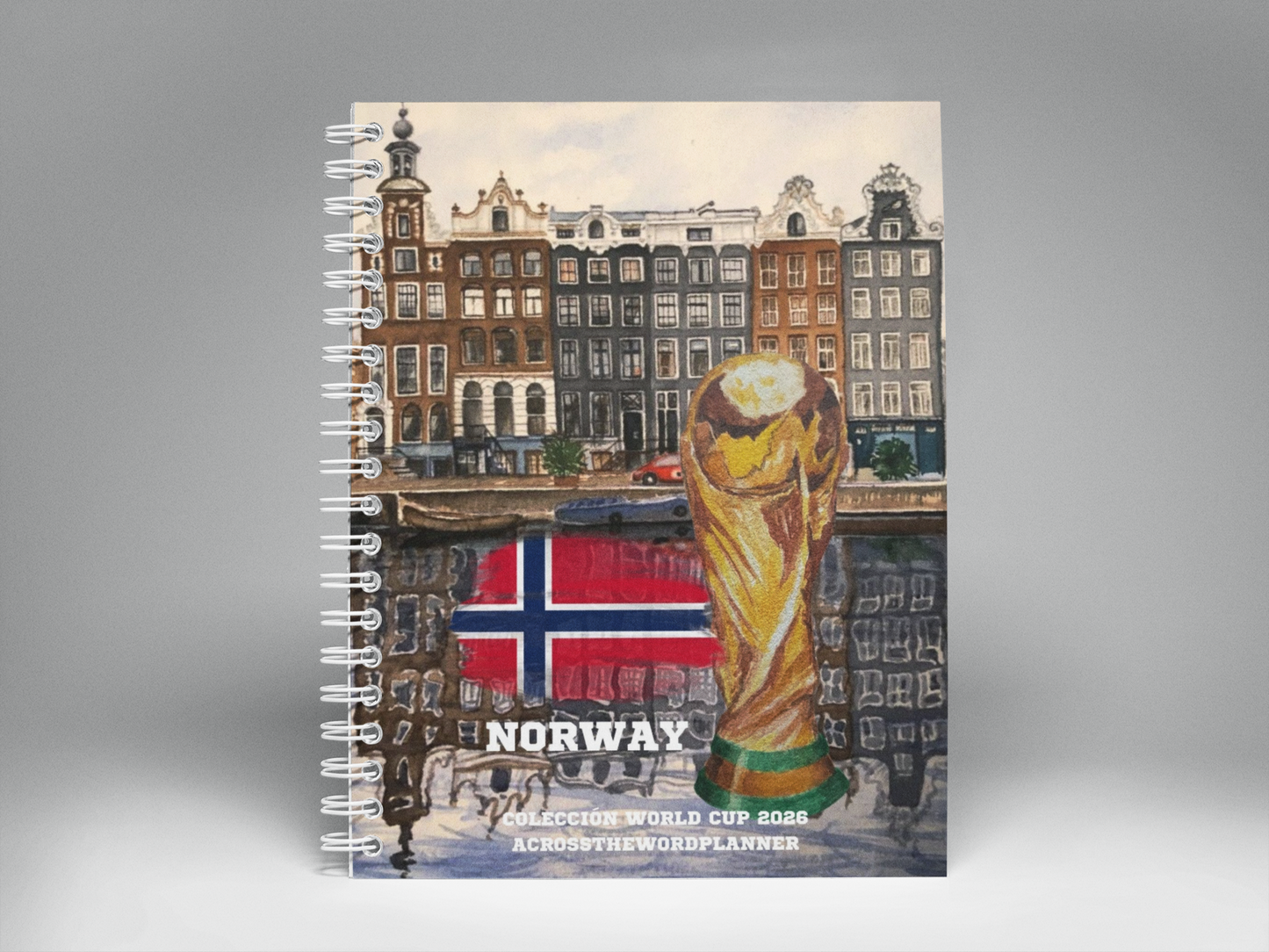 🌍⚽ Cuaderno Ilustrado Colección Mundial 2026 - Norway