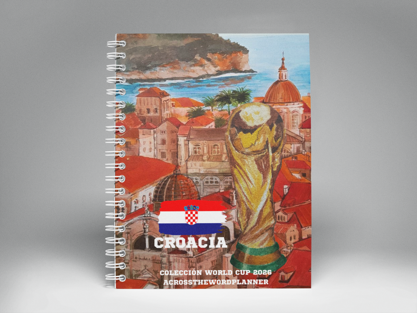 🌍⚽ Cuaderno Ilustrado Colección Mundial 2026 - Croacia