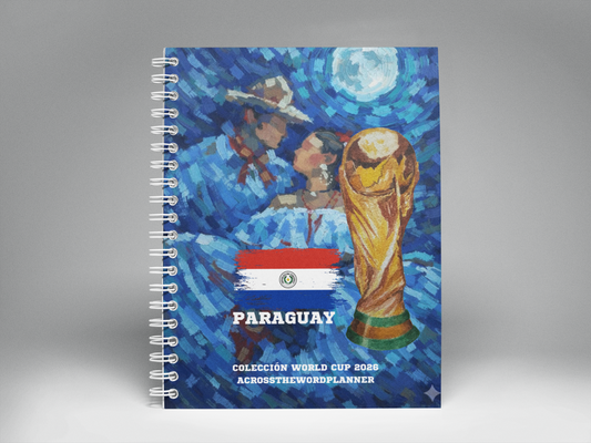 🌍⚽ Cuaderno Ilustrado Colección Mundial 2026 - Paraguay